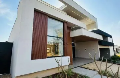 Casa em condomínio com 3 suítes, incluindo master com closet, escrtório, armários