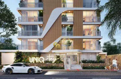 Flat com 1 dormitório à venda, 28 m² por r$ 423.000,01 - cabo branco - joão pessoa/pb