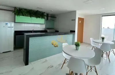 Apartamento com 2 dormitórios à venda, 57 m² por r$ 419.000 - intermares - cabedelo/pb