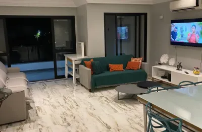 Apartamento completo perto da praia com sacada e moderno !!