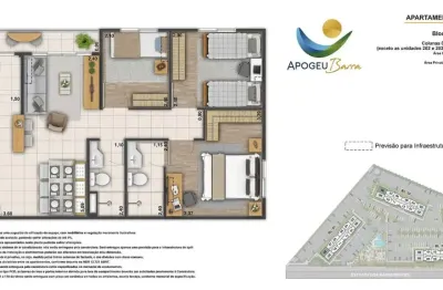 Apartamento 3 quartos pronto para morar na barra olímpica.