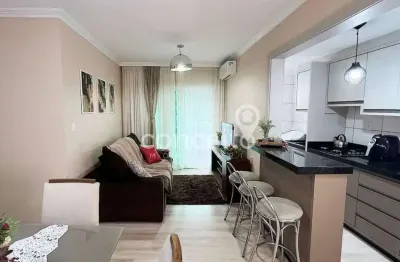 Apartamento semimobiliado com 2 dormitórios no badenfurt!