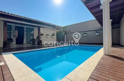 Casa plana com 3 dormitórios e 4 vagas no salto do norte!