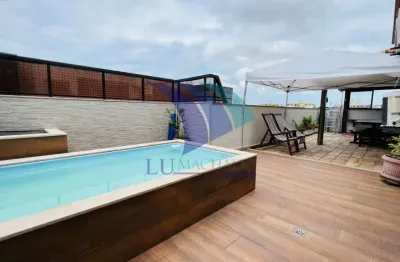 Cod 850-venda cobertura duplex, passagem em cabo frio rj.