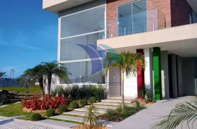 Cod 1418 - casa de luxo com 4 suítes no condomínio terras alphaville