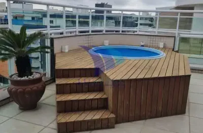 Cod 1537 - venda cobertura alto padrão no braga, próximo a praia do forte!