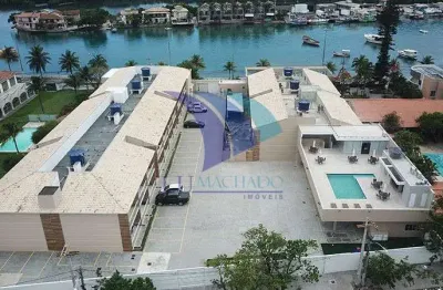 Cod 1712 - vendo apt garden ,cond. frente canal do itajuru