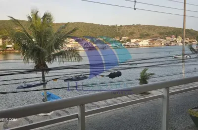 Cod 1753 - locação fixa apartamento frente canal itajuru