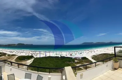 Cod 1767 - luxuosa cobertura com vista mar – praia do forte, cabo frio