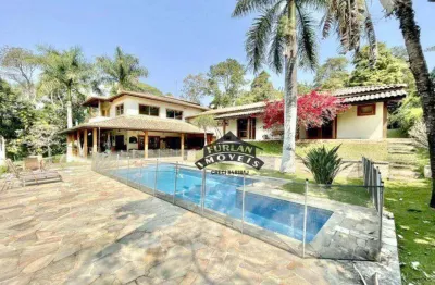 Casa na granja viana com 4 dormitórios à venda, 540 m² por r$ 2.500.000 - fazendinha