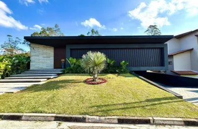 Casa de luxo decorada e mobiliada no condomínio parque das artes – granja viana