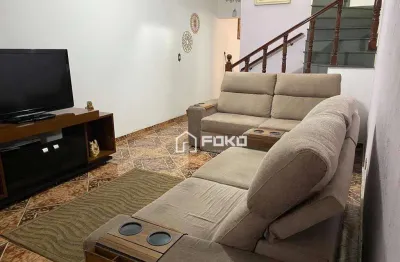 Sobrado com 3 dormitórios para alugar, 306 m² por r$ 6.703,00/mês - parque renato maia - guarulhos/sp