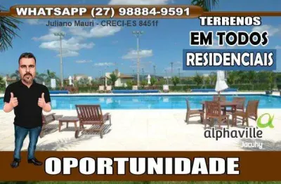 Terreno à venda na Avenida Carlos Alladyr de Oliveira Larica, 274, Alphaville Jacuhy, Serra