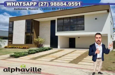 Casa em condomínio para venda em serra, alphaville jacuhy, 4 dormitórios, 3 suítes, 5 banheiros, 4 vagas