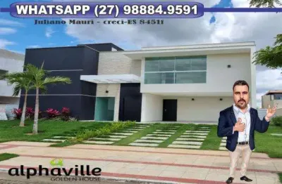 Casa em condomínio para venda em serra, alphaville jacuhy, 4 dormitórios, 3 suítes, 4 banheiros, 4 vagas