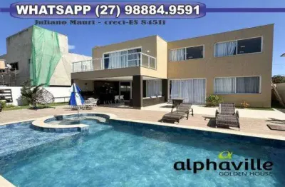 Casa em condomínio para venda em serra, alphaville jacuhy, 5 dormitórios, 4 suítes, 5 banheiros, 4 vagas