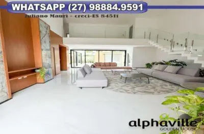 Casa em condomínio para venda em serra, alphaville jacuhy, 4 dormitórios, 4 suítes, 5 banheiros, 4 vagas