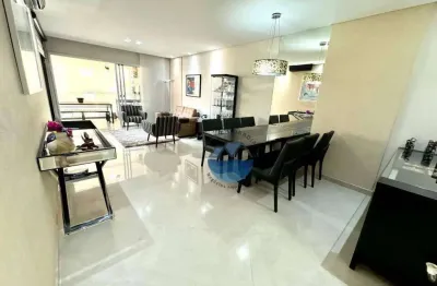 Belo apartamento – ponta da praia -   119,65m²– 3 dormitórios – 2 suítes - 2 vagas -lazer completo