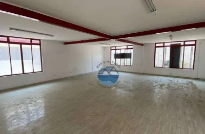 Sala para alugar de 135m² - 2 quadras da praia – piso superior – próxima do clube do sesc e shopping
