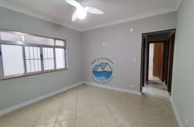 Apartamento reformado com 3 dormitórios à venda, 80 m² por r$ 497.000 - gonzaga - santos/sp