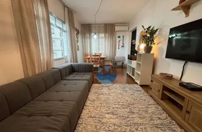 Apartamento com 2 dormitórios à venda, 82 m² por r$ 636.000,00 - josé menino - santos/sp