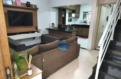 Casa com 2 dormitórios à venda, 80 m² por r$ 350.000,00 - vila voturuá - são vicente/sp