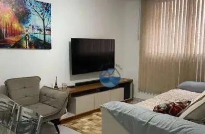 Apartamento com 1 dormitório à venda, 55 m² por r$ 276.000,00 - macuco - santos/sp