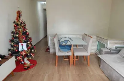Sobrado com 2 dormitórios à venda, 73 m² por r$ 318.000,00 - santa maria - santos/sp