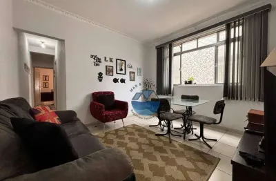 Apartamento com 2 dormitórios à venda, 61 m² por r$ 300.000,00 - marapé - santos/sp