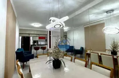 Apartamento com 3 dormitórios à venda, 116 m² por r$ 944.000,00 - vila guilhermina - praia grande/sp