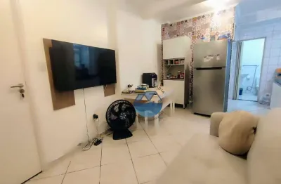 Apartamento com 1 dormitório à venda, 47 m² por r$ 240.000,00 - josé menino - santos/sp