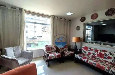Excelente apartamento reformado à venda no embaré, em santos.