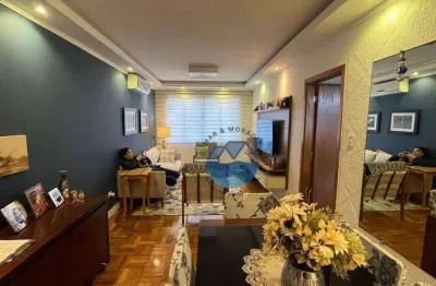 Apartamento à venda, prédio frente mar - bairro boqueirão em santos