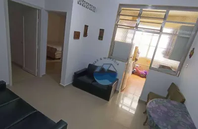 Apartamento com 2 dormitórios à venda, 47 m² por r$ 390.000,00 - boqueirão - santos/sp