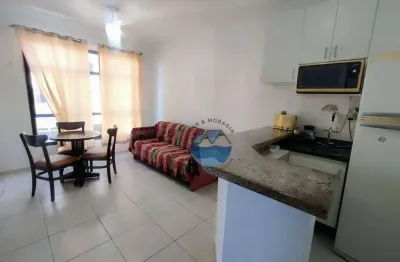 Flat com 1 dormitório à venda, 45 m² por r$ 190.000,00 - itararé - são vicente/sp