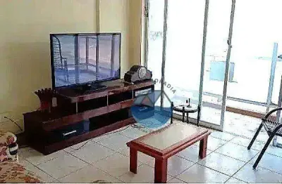 Apartamento 2 quartos, à venda com vista para o mar no gonzaga, santos