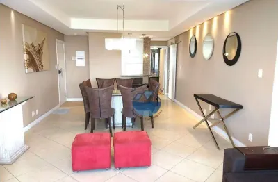 Apartamento beira-mar com sacada, à venda no boqueirão, santos