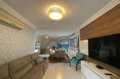 Apartamento com 3 dormitórios à venda, 160 m² por r$ 1.400.000,00 - ponta da praia - santos/sp