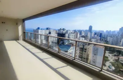 Apartamento novo com 3 dormitórios à venda, 210 m² por r$ 3.300.000 - boqueirão - santos/sp