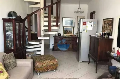 Cobertura com 3 dormitórios à venda, 215 m² por r$ 800.000,00 - boqueirão - santos/sp