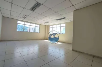 Sala para alugar, 50 m² por r$ 2.121,00/mês - vila matias - santos/sp