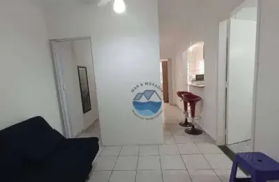 Apartamento com 2 dormitórios à venda, 45 m² por r$ 335.000,00 - ponta da praia - santos/sp