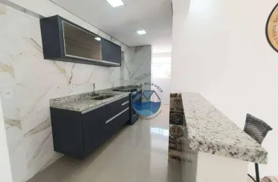 Apartamento garden com 2 quartos - boqueirão, santos