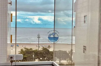 Apartamento venda -  frente mar – 3 quartos – varanda – 2 vagas  - josé menino – santos