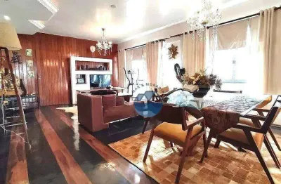 Apartamento à venda e locação com sacada na praia do boqueirão, santos/sp