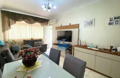 Apartamento 3 quartos com sacada, à venda no bairro da aparecida em santos