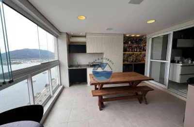 Apartamento com 3 dormitórios à venda, 189 m² por r$ 2.470.000,00 - ponta da praia - santos/sp
