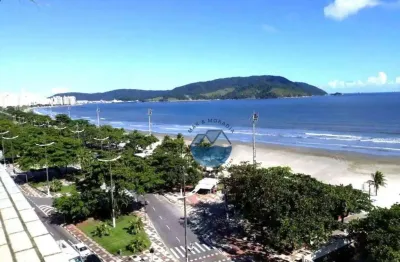 Apartamento 3 quartos com vista total livre para o mar - boqueirão em santos
