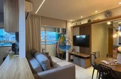 Apartamento com 2 dormitórios à venda, 60 m² por r$ 560.000,00 - macuco - santos/sp