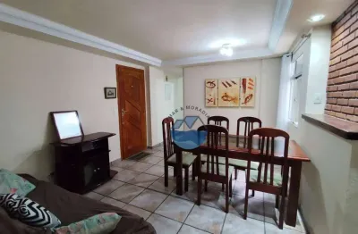 Apartamento com 2 dormitórios à venda, 56 m² por r$ 488.000,00 - pompéia - santos/sp